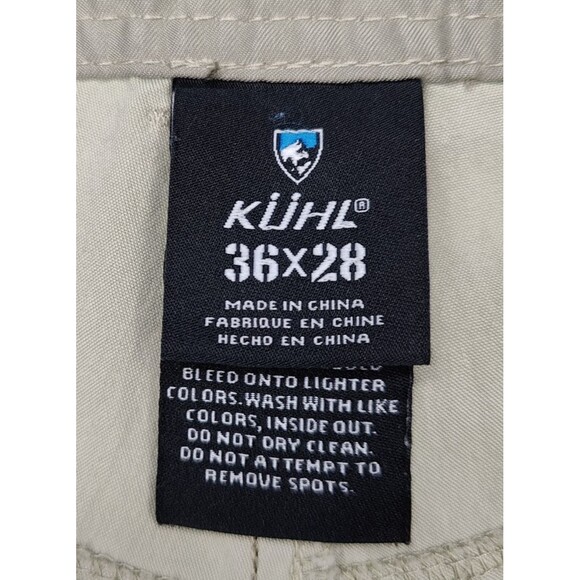 Kuhl Revolvr Pants Men 36x27 Brown Straight Stretch Outdoor Hiking Gorpcore Fish - Picture 8 of 9